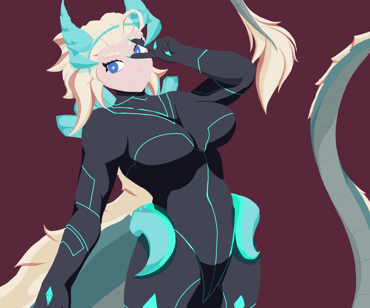 NavaRowe's tweet photo. So, most of the time if I'm bothering to post something it's because I've been hit with the "Quote/Tweet" redeem. I figured I should post other stuff once in a while so here, something I did for @firozera a little bit ago.
There's two versions because that one likes magical girls https://t.co/ouEEcuKalG