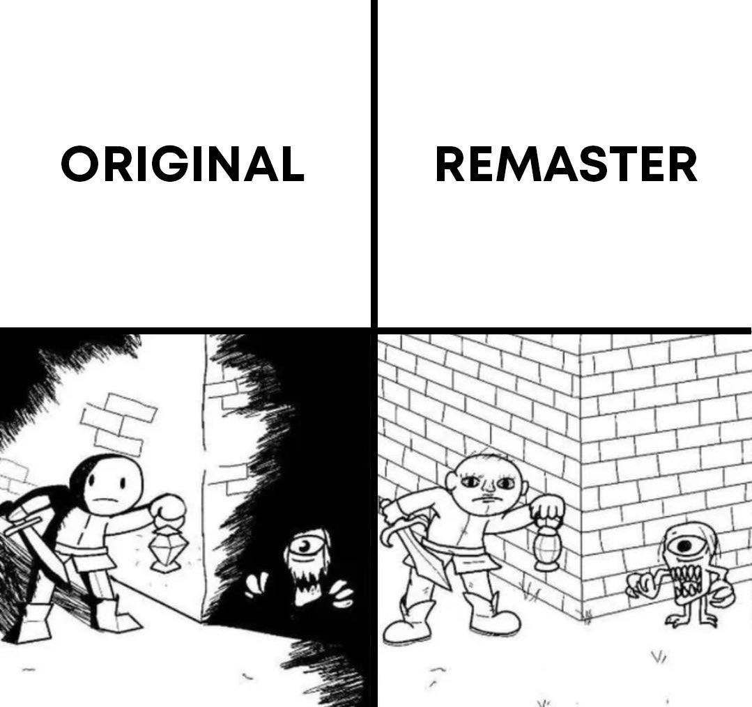 Zero_1343's tweet photo. @TheRealZephryss The vibe is completely different between the two, Kidd looks like a different character entirely aesthetically.
It really does remind me of the old meme https://t.co/d0fZ67h5RB