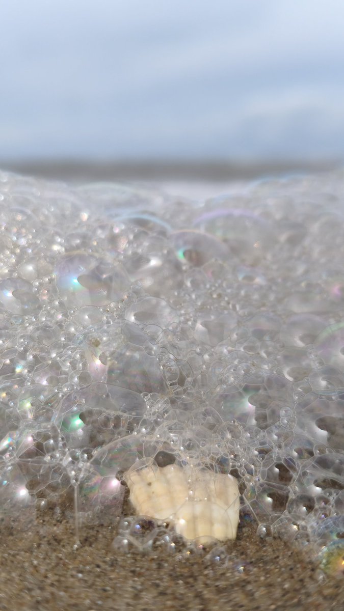 ShaunFarrelly's tweet photo. Plenty of sea foam, or spume, on the beach in Rhyl this afternoon, which lead to some impressive shots
#SeaFoam #Rhyl #Beach #NorthWales #SundayWalk https://t.co/l8AnDS3SOf