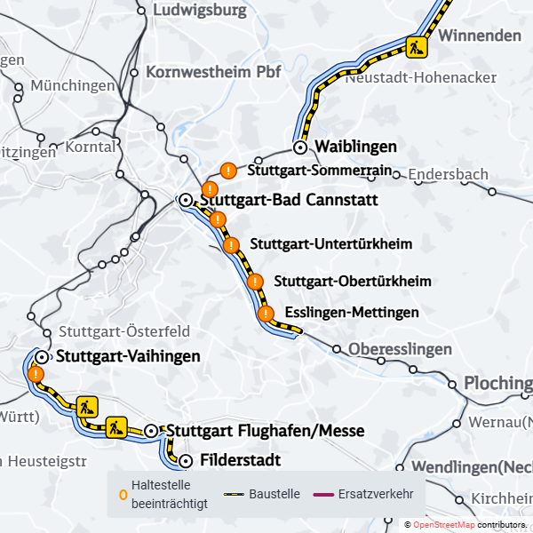 SBahn_Stuttgart's tweet photo. 🚧 #Drandenken 🚧
Die DB führt heute Nacht Instandhaltungsarbeiten an verschiedenen Streckenabschnitten durch.
Es kommt zu Einschränkungen bei den Linien #S1, #S2 & #S3
Details, auch zum #Ersatzverkehr mit Bussen #S1E, #S2E & #S3E
👉 https://t.co/zJL6ogeMMI https://t.co/i4jqt8AhUH