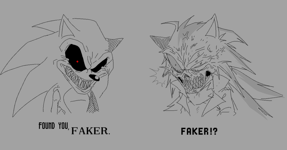 UnOrigCringe's tweet photo. Got so mutilated that it effected his vocal cords to sound deeper which gets him mistaken as X like how shadow is mistaken for sonic even though they don't look alike at all.
#takeabreather https://t.co/kAR53QhR7t