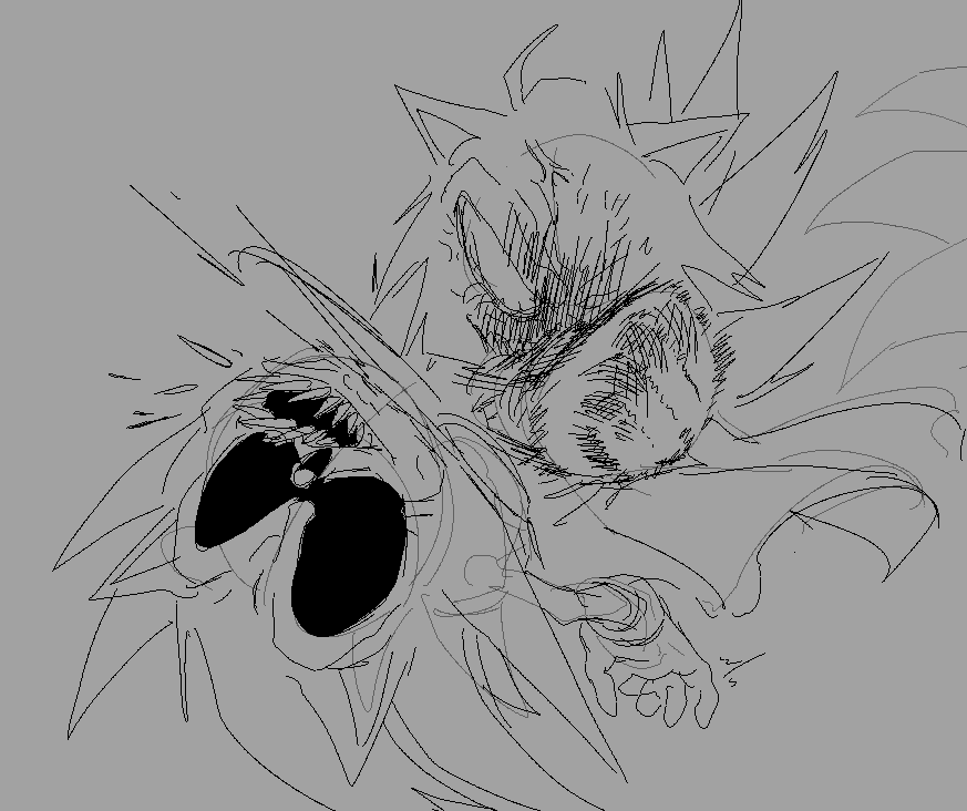 UnOrigCringe's tweet photo. Got so mutilated that it effected his vocal cords to sound deeper which gets him mistaken as X like how shadow is mistaken for sonic even though they don't look alike at all.
#takeabreather https://t.co/kAR53QhR7t