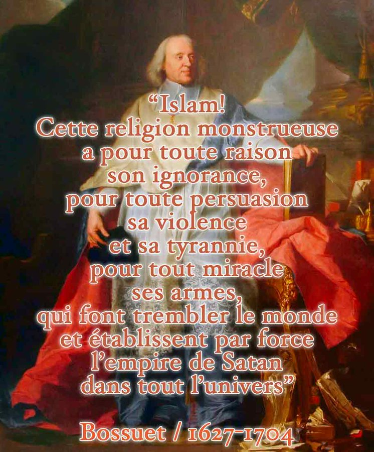 jmpapy127's tweet photo. Prévost l'usurpateur qui squatte le trône de St Pierre n' a pas du lire BOSSUET https://t.co/6meMdu8EHQ