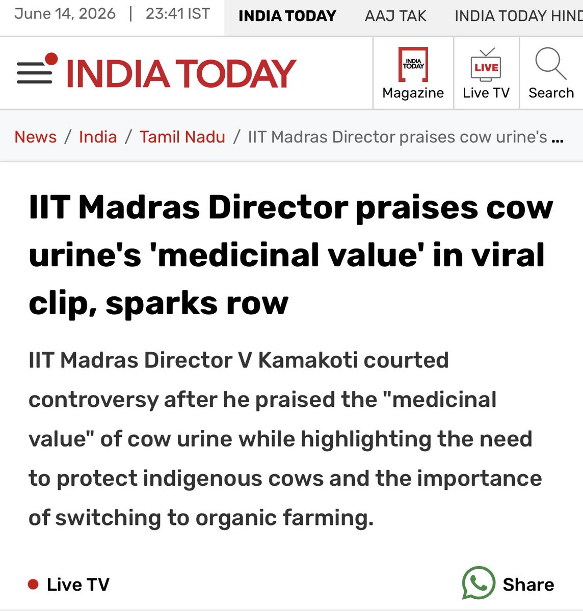 AlertCitiJan's tweet photo. What is meaningful outcome of the research for the citizens?
@iitmadras @iitbombay @iitdelhi @IITKanpur @IITKgp
@iiscbangalore @IISERPune @iiserkol @CSIR @IndiaDST @ugc_india @AICTE_INDIA @JNU_official_50
#iit #iisc #iiser
#BJP #RSS #AntiScience #AntiEducation https://t.co/ooOFRO9I1j
