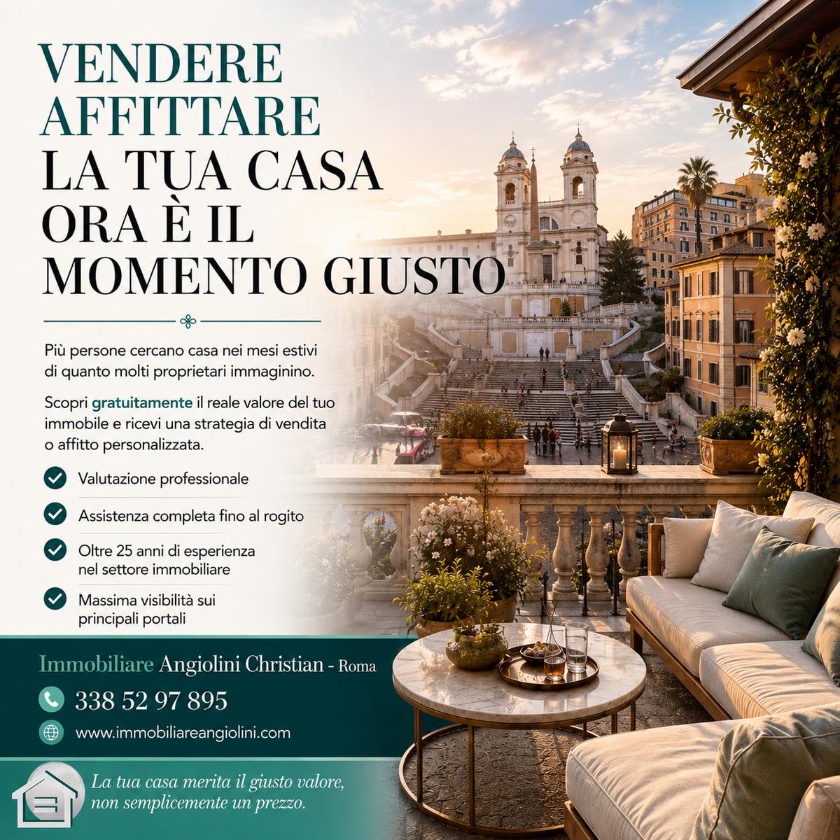 AngioliniRoma's tweet photo. Scopri ora il valore reale del tuo immobile: contattami oggi stesso o lascia un messaggio privato su whatsapp. #roma #venderecasaroma #affittarecasaroma #agenteimmobiliare #immobiliareangiolini #immobiliare #agenziaimmobiliare #agenziaimmobiliareangiolini https://t.co/5WfMC8aBlg https://t.co/E4u6ZXbDm7