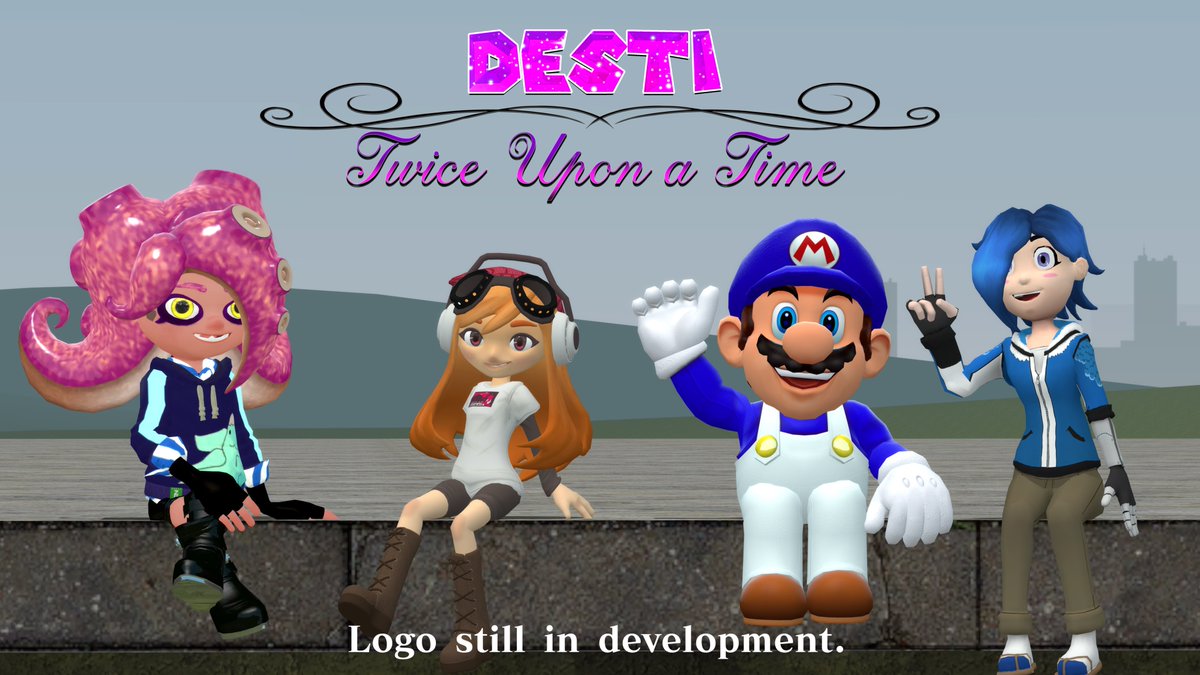 EazyEricYT's tweet photo. Even when the series ends, there will always be more stories to tell and more things to explore.

In 2021’s 𝘞𝘩𝘢𝘵 𝘐𝘧…?, #SMG4 explored what could’ve happened had Desti survived the events of the Anime Arc.

It wasn’t touched on in great detail, but I thought there is something there that can be explored.

After much writing and re-writing, I can finally say that this series is ready to be made.

It’s called:

𝗗𝗲𝘀𝘁𝗶: 𝗧𝘄𝗶𝗰𝗲 𝗨𝗽𝗼𝗻 𝗮 𝗧𝗶𝗺𝗲
Logo by @EazyEricYT and @FabbriniTrixie

A lot will be shown here, including Meggy and Desti’s friendship, Desti’s relationship with SMG4’s big cast of characters, her eventual fight against Sephiroth, and so much more.

While this series is more character-driven, I want to strike a balance between the sometimes serious tone, and the lighthearted comedy the original is known for.

And finally, this is and always was from the beginning, meant to be my love letter to this franchise that I grew up with, and got me through some tough times.

But of course, this will be difficult to make, with the overall scale of it, and I do need some help.

I am in need of Voice Actors. And also assistance in animation (GMOD) and visual effects.

If you are at all interested in participating in this project (including translating/dubbing to other languages), please @ me here or @TwiceUponDesti

Currently need to cast:
Character Sheet (Read this first!): (https://t.co/F9VZL4QhzR)
Audition Form: (https://t.co/2CGQ9aa23p)

Axol and Boopkins are currently cast.

Cour 1:
Desti
Meggy Spletzer
SMG4*
Tari
SMG3
Belle Fontiere
Marina Kelby

Octoposse:
Ashley
Lizzie
Alex

Inklings and Octolings:
*Appears in 1 episode
Andrea Nova Garnet*
Emilia Ayame*

Cour 2:
Melony Malone

#DestiTwiceUponaTime