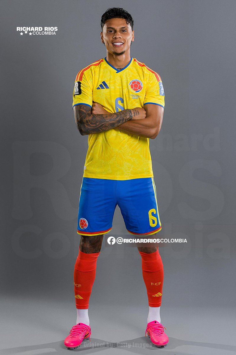 RichardRiosRR6's tweet photo. 𝗠𝗲𝗱𝗶𝗮 𝗗𝗮𝘆📸 | 𝗙𝗼𝘁𝗼 𝗥𝗲𝘁𝗿𝗮𝘁𝗼 𝗢𝗳𝗶𝗰𝗶𝗮𝗹 𝗱𝗲 𝐑𝐢𝐜𝐡𝐚𝐫𝐝 𝐑𝐢𝐨𝐬 𝗽𝗮𝗿𝗮 𝗖𝗼𝗽𝗮 𝗠𝘂𝗻𝗱𝗶𝗮𝗹 𝗱𝗲 𝗹𝗮 𝗙𝗜𝗙𝗔 𝟮𝟬𝟮𝟲⚽️🇨🇴. 

#LaSele 🇨🇴 x #richardrios 6️⃣
📷 𝖫𝗎𝗄𝖾 𝖧𝖺𝗅𝖾𝗌 - 𝖥𝖨𝖥𝖠/𝖥𝖨𝖥𝖠 𝗏í𝖺 𝖦𝖾𝗍𝗍𝗒 𝖨𝗆𝖺𝗀𝖾𝗌™️ https://t.co/fN8DlD6Hfv