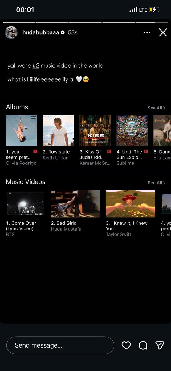 HudaHqNG's tweet photo. 🚨BREAKING NEWS HUDA HQ🚨
#2 Music Video in the world 🔥
14 LA Billboards in honor of  over 1.4 Million streams -Bad girls 🎵by HUDA MUSTAFA (in 3 Weeks) https://t.co/QeFf6926FT