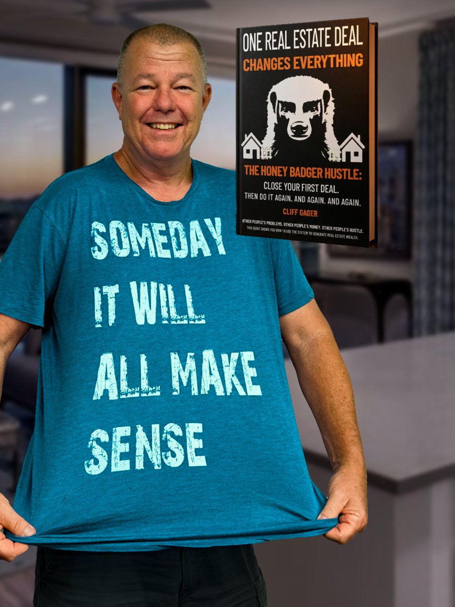 Cliff_Gager's tweet photo. Someday I said I'd write the book.
Someday is today.
34 years of real estate investing. One book. $1.99 until June 23 at midnight.
The Honey Badger Hustle is live on Amazon now.
https://t.co/DEynGtWBiu
#RealEstate #BookLaunch #HoneyBadgerHustle https://t.co/hyw8KCWXWq