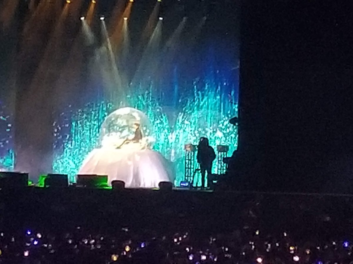 ParkLY23's tweet photo. I was trying to clean up my phone storage and came across my pics/videos from the 2019 BTS LYSY show in Chicago and they're all really just blurry mess. I took much bad pics 😢 https://t.co/K6G1f42QjD
