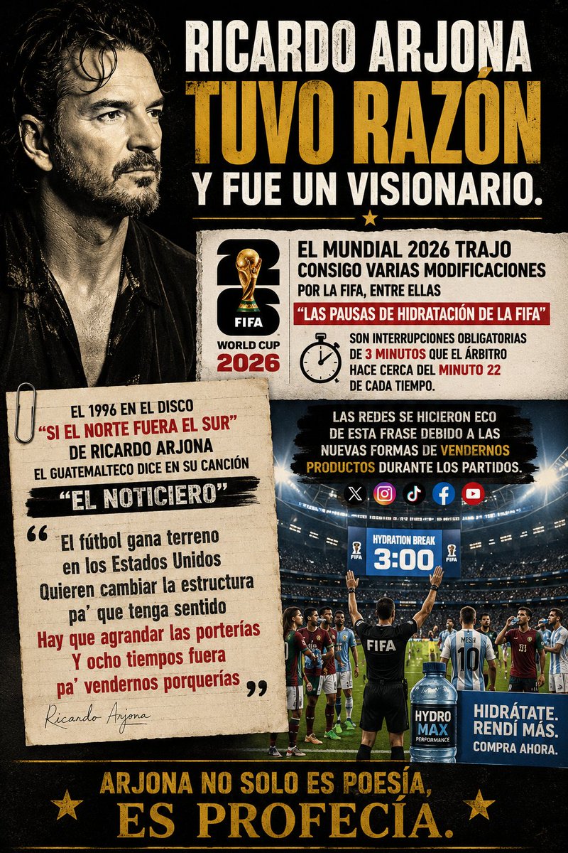 EsdeArjona's tweet photo. Un visionario el maestro @Ricardo_Arjona https://t.co/KuflmxtvAO