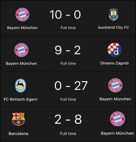 OkayPhilly18's tweet photo. @userbfIy look up Bayern scores against smaller clubs, this is a long standing tradition. https://t.co/ru1evIeaBu