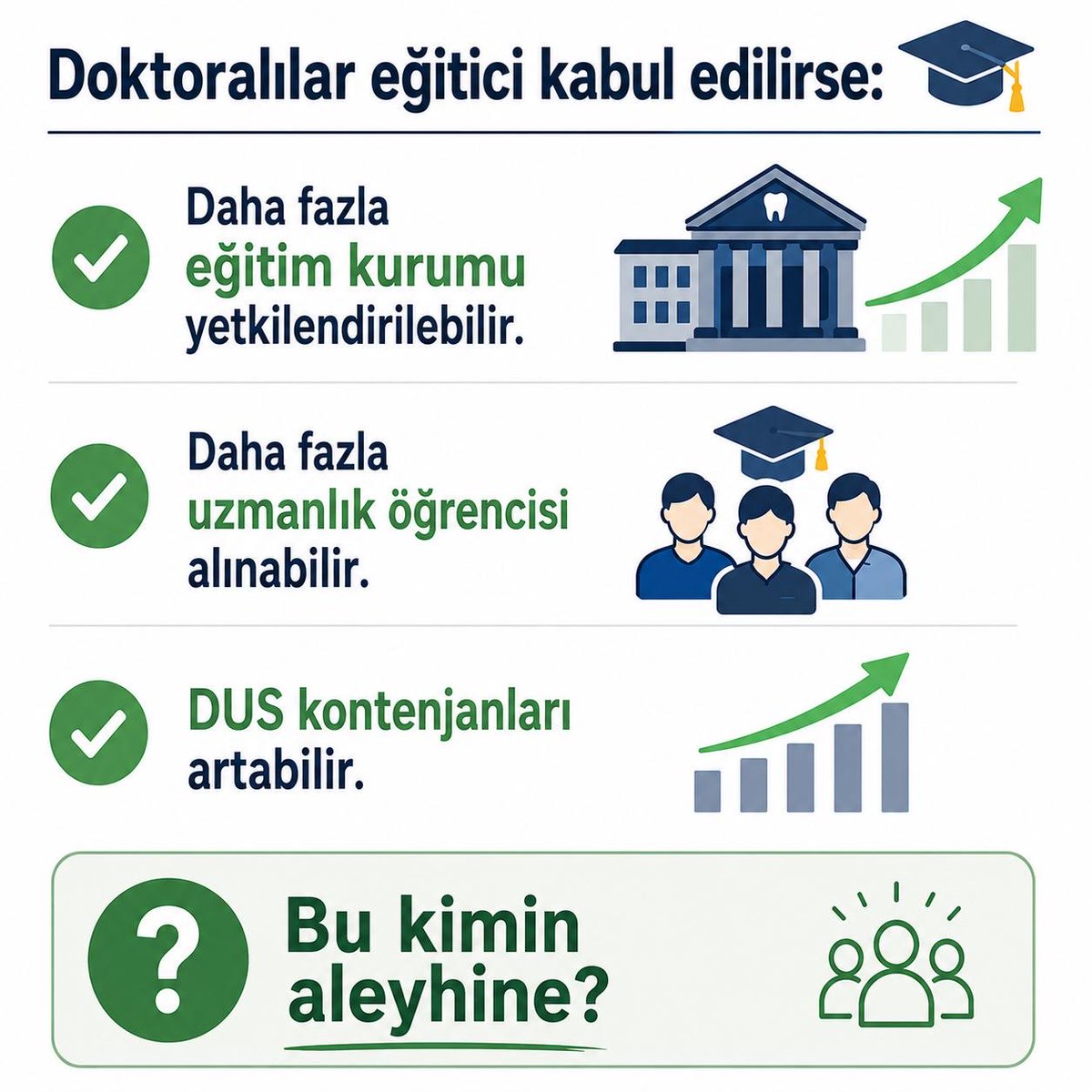 dr_dt_ferrule's tweet photo. Tartışma "kim uzman olacak?" değil.
Tartışma "mevcut akademik kapasiteyi neden kullanmıyoruz?" olmalıdır.

@RTErdogan @ErolOzvar @drmemisoglu @mmkilicarslan
#DoktoralıyaHakkınıVer https://t.co/rJVk3LXjhZ