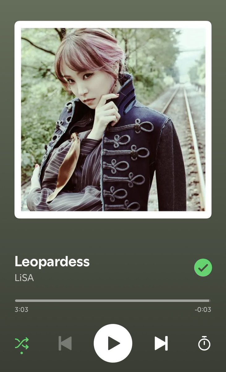 PnNljuTB9bLHgJv's tweet photo. おはようございます☀🤗
今朝のお目覚めの1曲はLiSAさんの「♪Leopardess」
今週も一週間、それと今日も一日よろしくお願いします🙇♂️
今日もいい日だっ✌️
#Spotify
#LiSA #Leopardess
#LiSAッ子さんと繋がりたい https://t.co/veAn9WwpG4