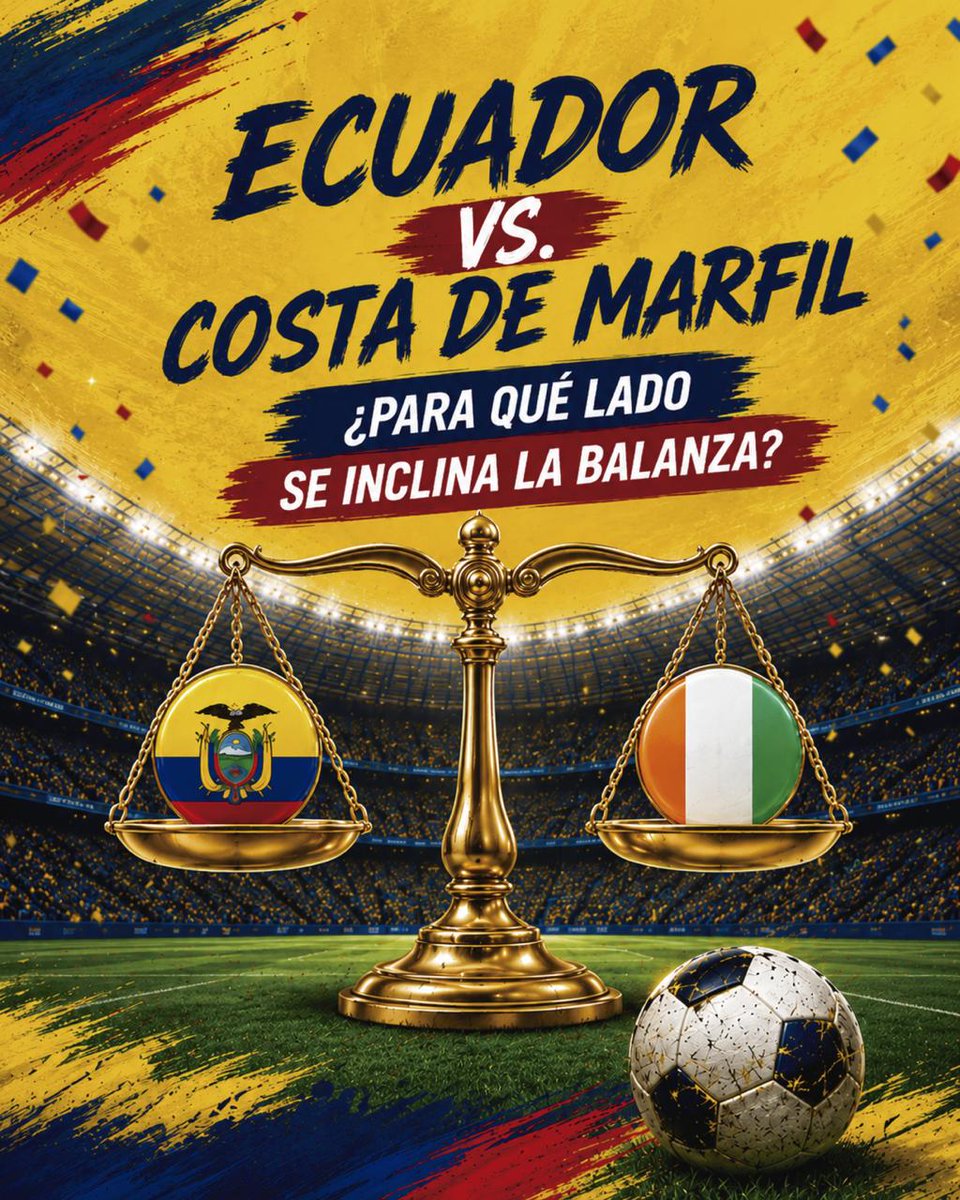 BancoCentral_Ec's tweet photo. Ecuador vs. Costa de Marfil

En 2025, Ecuador ya ganó en comercio exterior 📊💪🏻

Este domingo, el resultado se define en la cancha ⚽😼

¿Quién crees que gane? 🤔 🇪🇨🆚🇨🇮

Desliza para ver las principales cifras ➡️ https://t.co/lRh3QUcKo0