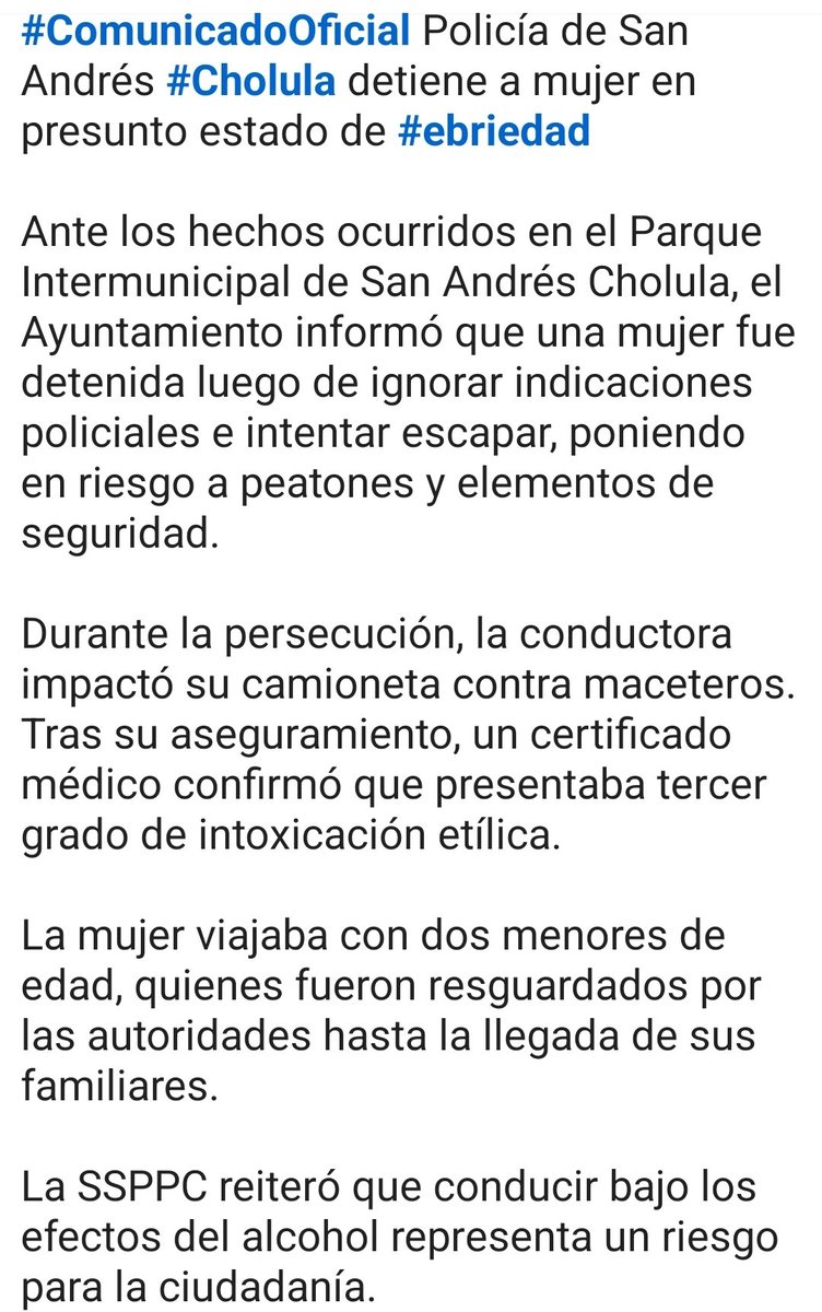 AldoLunaGi82018's tweet photo. @Naysalvatori NO diputada, no distorciones la información, la irresponsabilidad de la señora, venía manejando en 3er gdo. de alcohol con sus hijos, se fue a estrellar con unas macetas, decía que tenia relación con narcos, de ninguna manera se le ve espantada, mas bien prepotente y alcoholizada https://t.co/lfrxXlV1NR