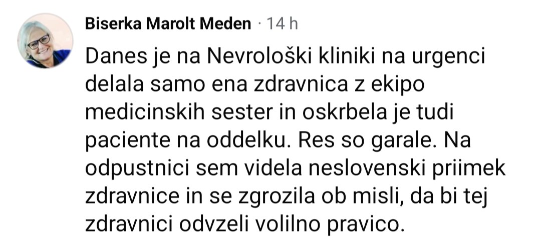 framedic's tweet photo. Zdaj pa res ne vem, kaj je huje: nepismenost te gospe ali nepismenost tistih, ki bodo nasedli takšnemu zavajanju. 
Kakšno zvezo ima priimek z volilno pravico? https://t.co/ieTQorQOIC