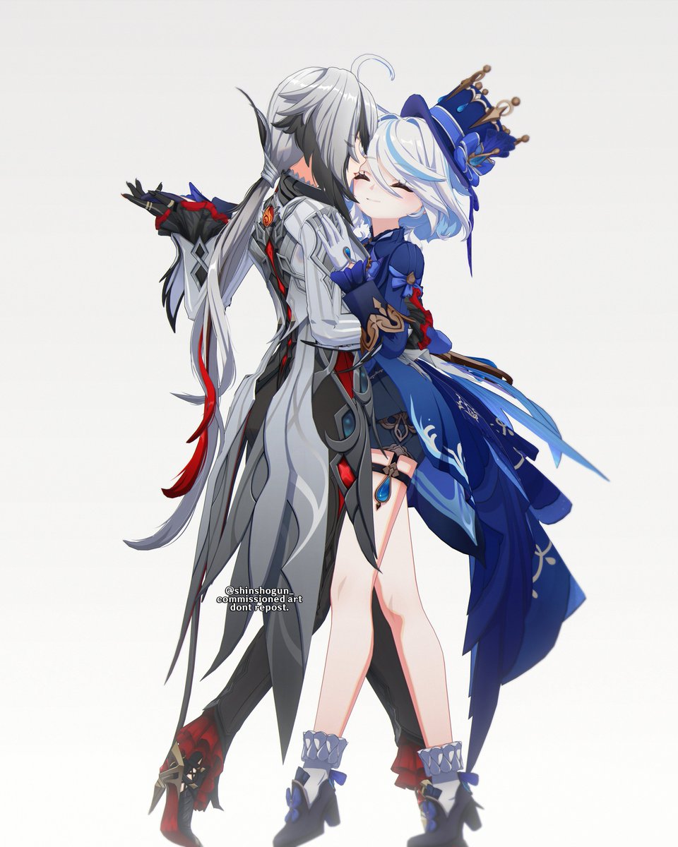 shinshogun_'s tweet photo. commissioned art for @Encore667 🎀 ! #GenshinImpact #原神 #chaslani #Arlefuri https://t.co/lCdfudwuZg