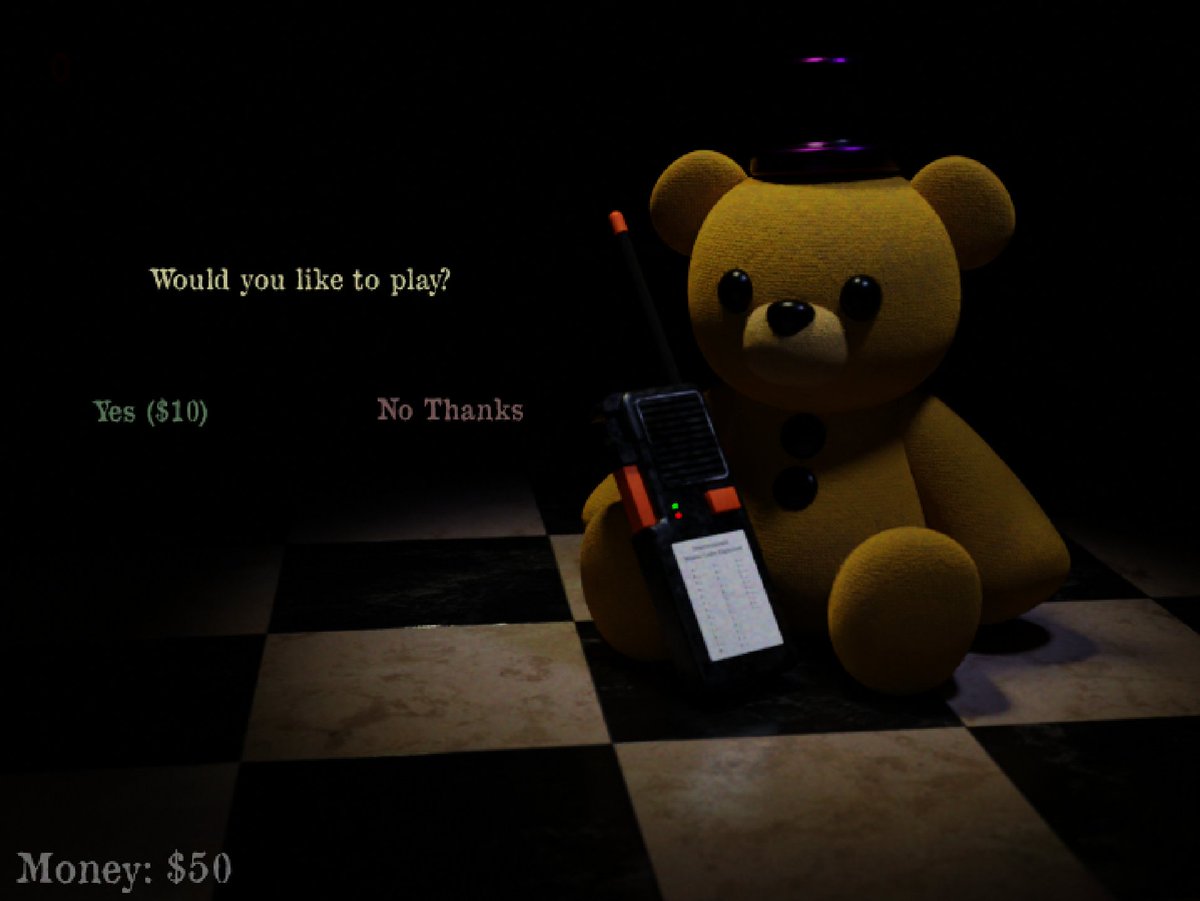 200Fnaf's tweet photo. Se ha estrenado la demo de Freddy &amp; The Gang 2!
Tenemos a 2 animatronicos: Bonnie se evita no haciendo ruido y para evitar a Chica, solamente debes a pagar las fuentes de luz, esperan esta secuela? 
Link:https://t.co/9Kca4dL9u0 https://t.co/9DsjGZ05dY