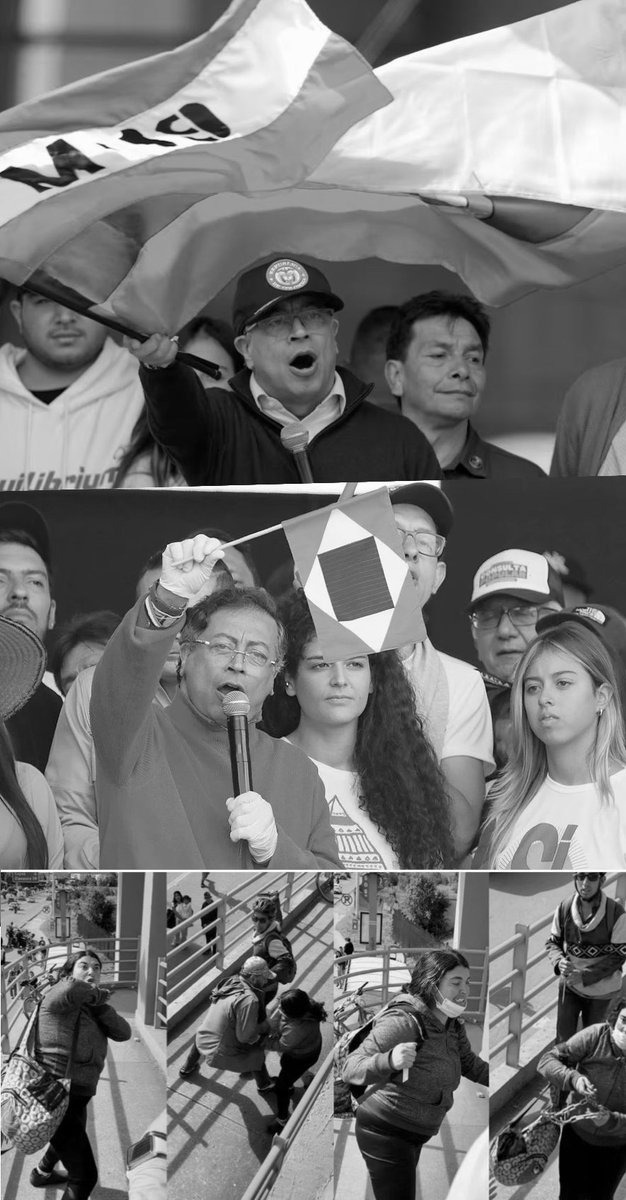 PaolaHolguin's tweet photo. Pasamos de las banderas de guerra a muerte y de los terroristas del M19, a banderas de Colombia.

Pasamos de simpatizantes de puñal a seguidores bailando y cantando con alegría.

Pasamos de amenazas de violencia, vandalismo y terrorismo al compromiso de la Patria Milagro. 

Firmes por la Patria 🇨🇴❤️🐅