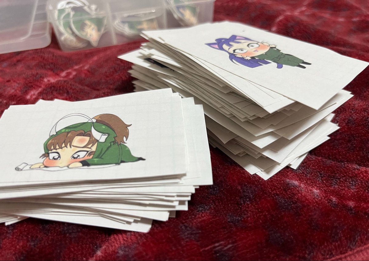 Kotone_gallery's tweet photo. 来週、イベントで久々にサークル参加します！
楽しみ🥰
あとはオリジナルイラストのグッズを作れるだけ作る…🤤 https://t.co/3LC2k6i8Cs