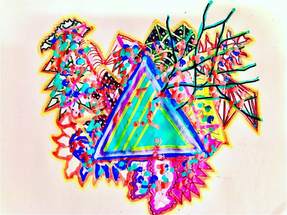 drmtxsxm's tweet photo. #絵 #graphic #mandala #kaleidoscope #acid #spacey #アールブリュット https://t.co/bVA2RzA1Uv