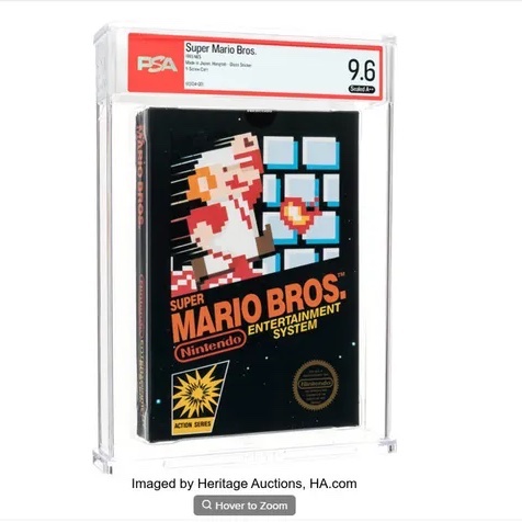 Pirat_Nation's tweet photo. A sealed copy of Super Mario Bros. has sold for $3 million at auction, making it the most expensive video game ever sold. 
The game is from an early 1985 release and still has its original seal, which is extremely rare.

Although millions of copies of Super Mario Bros. were made, very few unopened copies from the first production runs still exist. 
Experts say only a small number of sealed copies from this version are known.

The game was also in excellent condition, which helped increase its value.