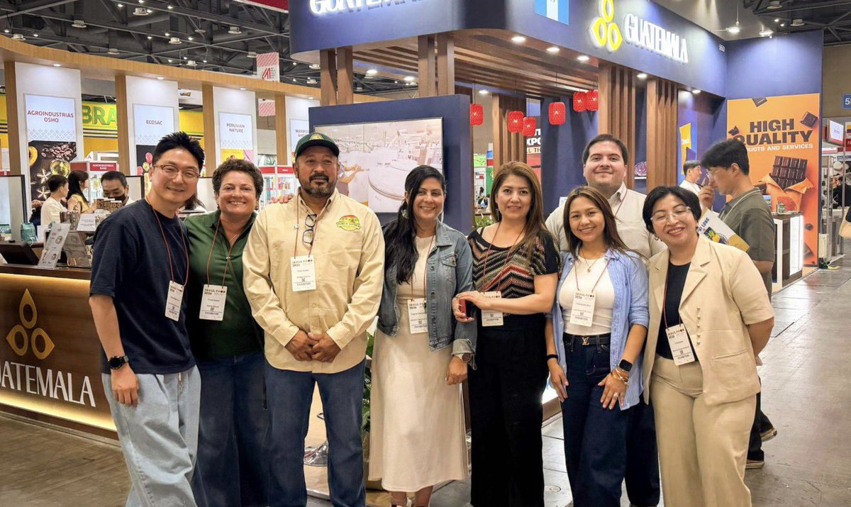 TodaNoticia's tweet photo. Empresarios guatemaltecos participan en feria especializada Seoul Food & Hotel 2026 https://t.co/QGa0JG6ZED #Empresariosguatemaltecos #SeoulFoodHotel2026 #Kintex #CoreadelSur #todanoticia https://t.co/nUhngawCwS