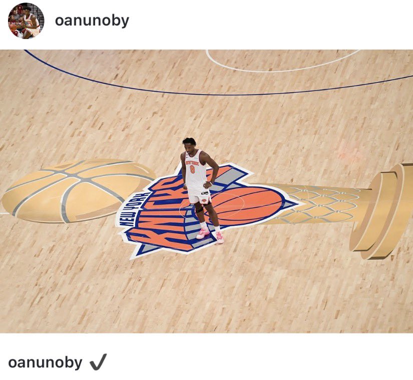 NBA_NewYork's tweet photo. OG Anunoby on IG: “✔️” https://t.co/6T0IfqR8pk