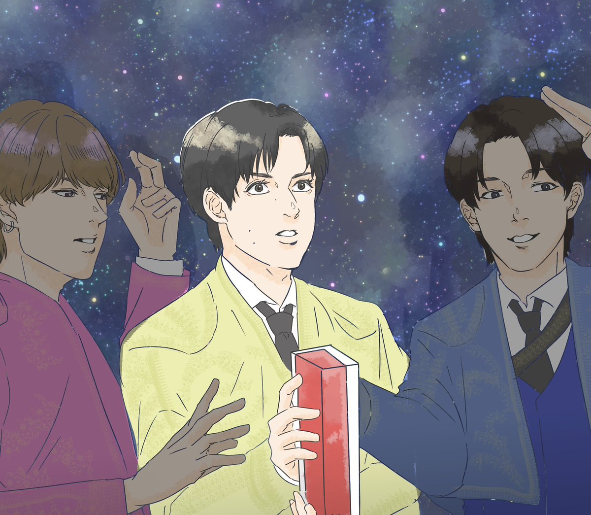 anbai42's tweet photo. 戸惑ってる姿が宇宙猫過ぎて（笑）

#みるきーずお絵描き部 https://t.co/7Ax0ZHd7s3