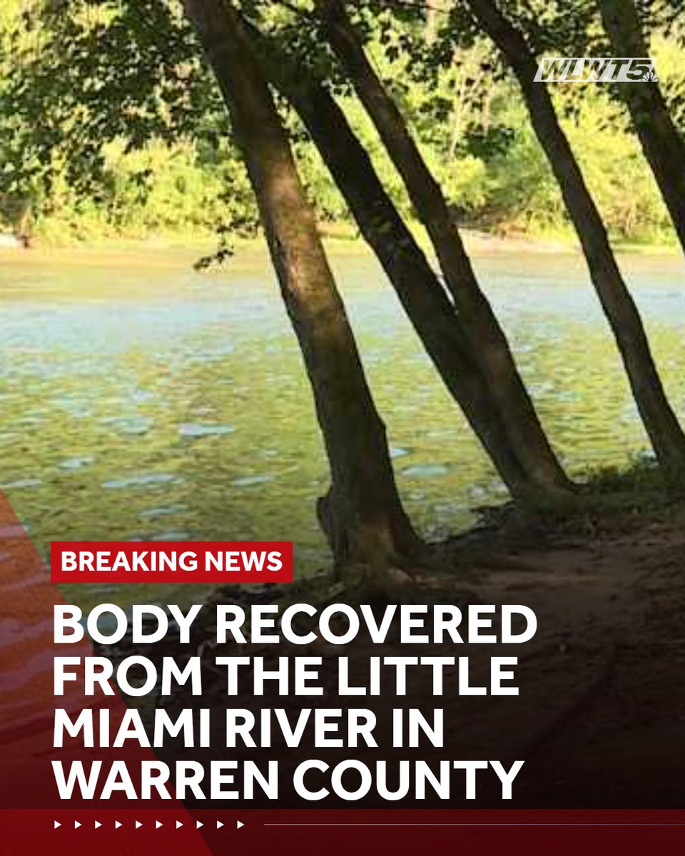 WLWT's tweet photo. Police say that a body was recovered from the Little Miami River in Hamilton Township on Sunday. What we know: https://t.co/lde8YqcPNY https://t.co/vHx6Ti3vXO