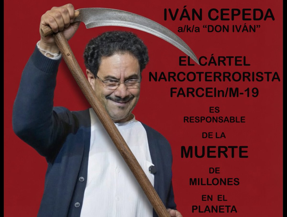 TruthColombia's tweet photo. @petrogustavo #CEPEDAelCANDIDATOdeLaMUERTE

MILLONES VÍCTIMAS DE MUERTE VIOLENTA,

POR CULPA DIRECTA Y AÚN MÁS INDIRECTA, DE LA COCAÍNA DEL CÁRTEL NARCOTERRORISTA FARCEln/M-19

COCAÍNA PRODUCIDA Y EXPORTADA BAJO LA PROTECCIÓN DE IVAN CEPEDA Y SU TÍTERE PSICÓPATA GUSTAVO PETRO

¿JUSTICIA ⚖️? https://t.co/sy1dPrd4WH