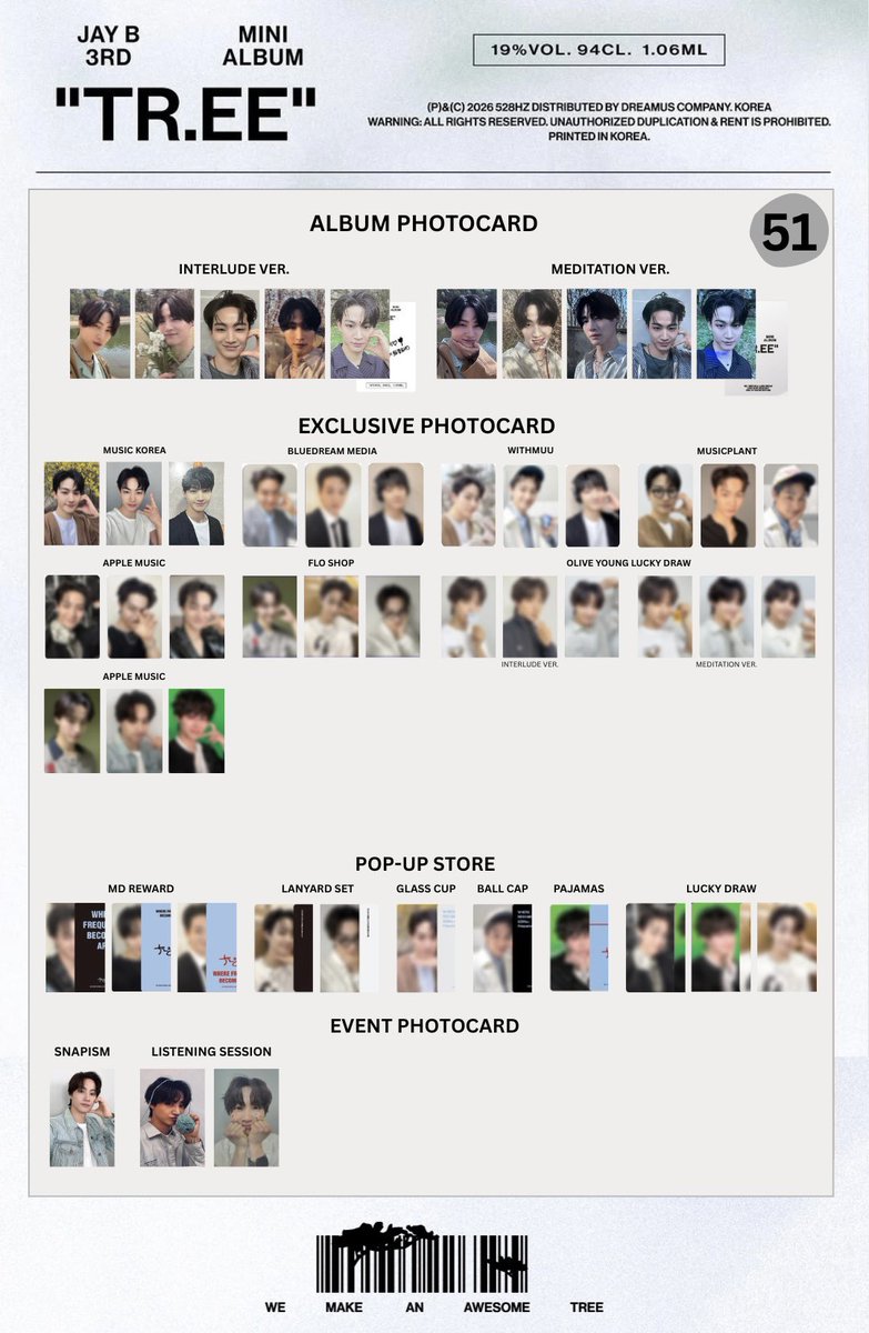 nikphotin's tweet photo. ไซน์ที่เจ็บละ รวมเป็น 51 ใบ ไปกันต่ออออ~

#JAYB_TREE #528Hz 
#JAYB #제이비 @defjaybkr https://t.co/WkzkxVpALu