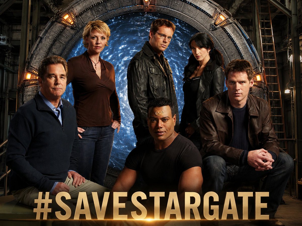 GrassoLati30007's tweet photo. The Gate connected worlds.
Somehow, it connected people too.
Years later, we're still here. Still hopeful. Still united. Still fighting for the future Stargate deserves.
#SaveStargate https://t.co/qJqIp5sXyj