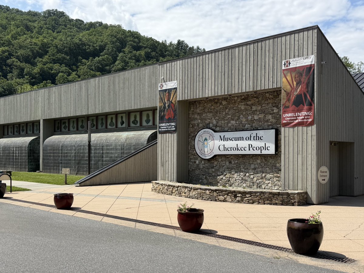 CaptainMorgan77's tweet photo. Very informative museum.   
Enjoyed learning more about the Cherokee tribe and their experiences.
Sad story - Strong people.
Cherokee,NC ~ June 14, 2026 https://t.co/k0z8r9e4U2