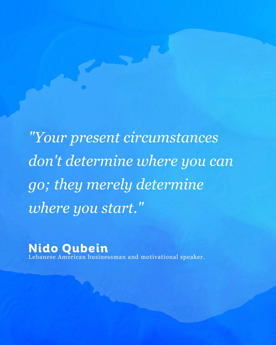4wheeltor's tweet photo. Don't let your present circumstances hold you back.

Remember, it's never too late to reach your goals. 

#QuoteOfTheDay #LifeQuote https://t.co/ITQTAFcOvL