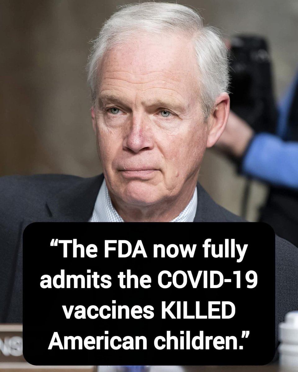 ABridgen's tweet photo. This is why I had to stand up in Parliament to stop the Government authorising the Covid ‘vaccines’ for healthy children under 5 who were at no risk from Covid. 
In 2022 several MPs knew the truth but were unwilling to speak it. 
Senator Ron Johnson is a hero. https://t.co/jcMV4lnYlB