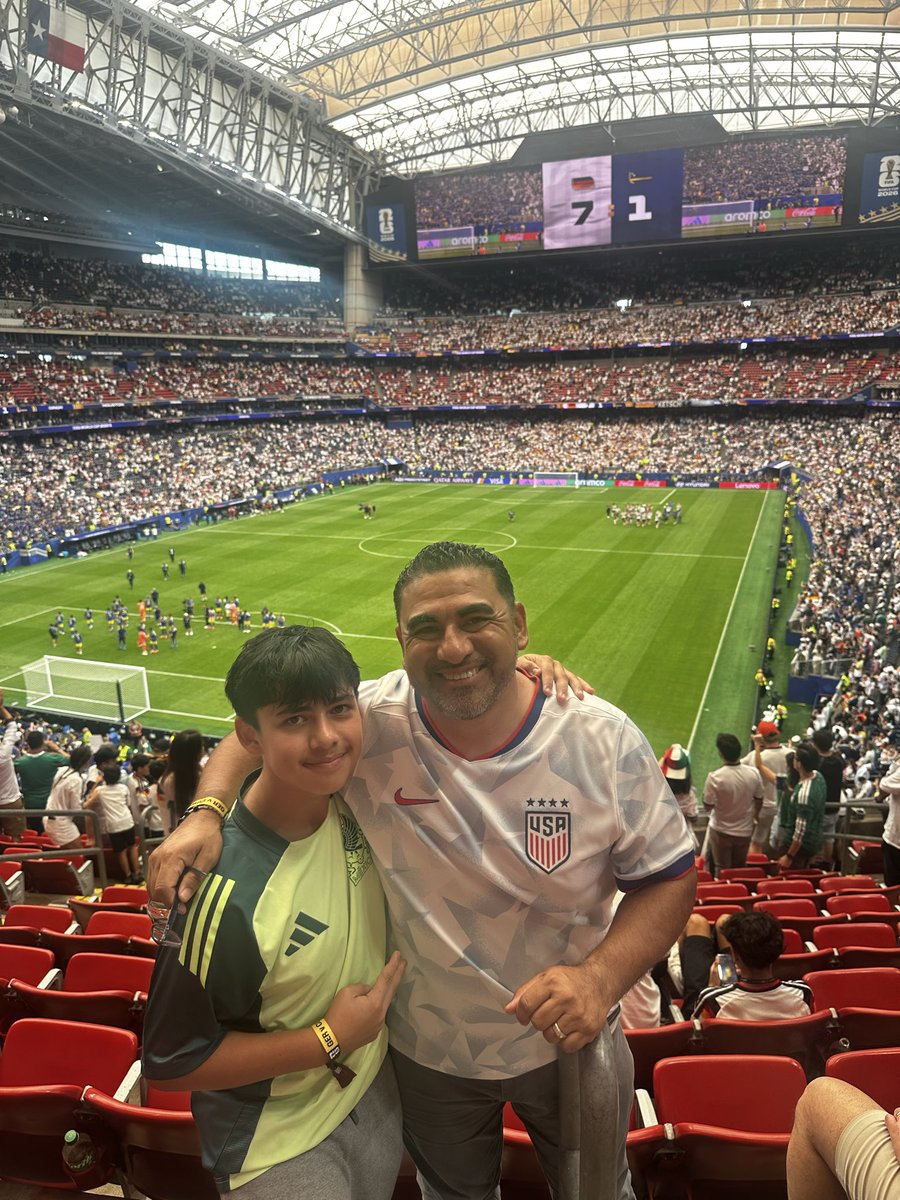 RepWalle's tweet photo. Welcome to all our @FIFAWorldCup fans to Houston. We hope you enjoy our fine city. Stay tipping and hydrate. 

Germany dominated today 7-1. #txlege https://t.co/ssicSdREET