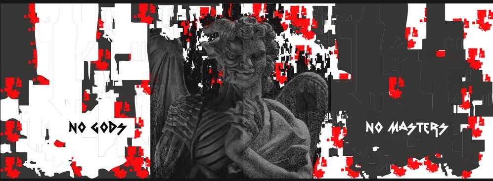 MRpheus3's tweet photo. No Gods, No Masters 
#design #art https://t.co/HJd2wpNtEo