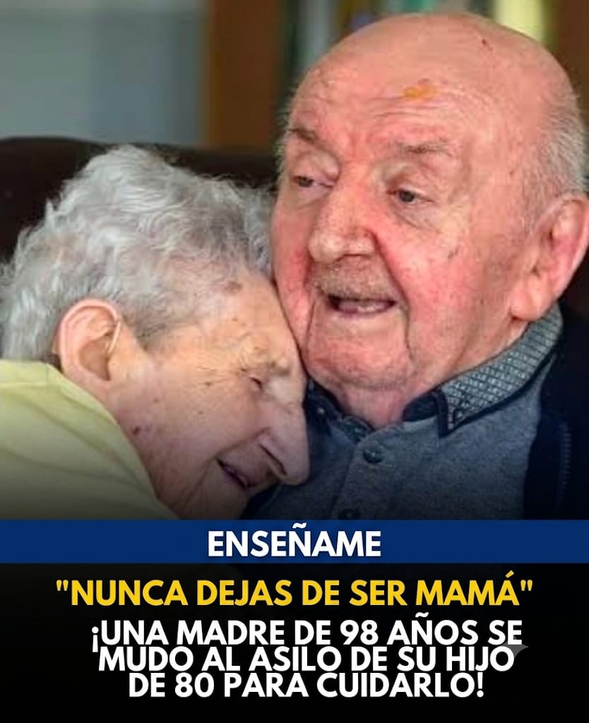radhames207's tweet photo. En Londres, sucedió un encuentro muy lindo,una madre de 98 años de edad,se internó en un asilo de ancianos, para cuidar a su hijo,de 80 años de edad,que vivan todas las mujeres,que se sientan  ser una excelente madre https://t.co/BZ3MsB22k1