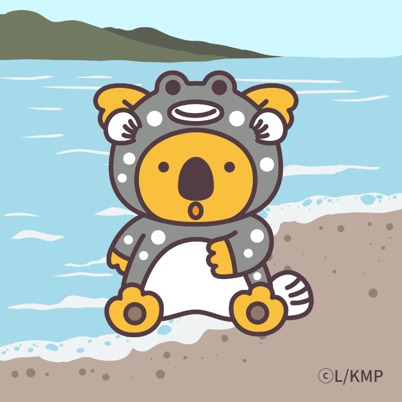 lotte_koalanomi's tweet photo. おはマーチ🐨

ほふく前進が得意なこのコアラさんは、
どろの上でぴょんぴょんジャンプをしているよ🌊

ここはどこの県かな？
ご当地コアラスタンプ、楽しみにしていてね✨ https://t.co/v8sohquoCC