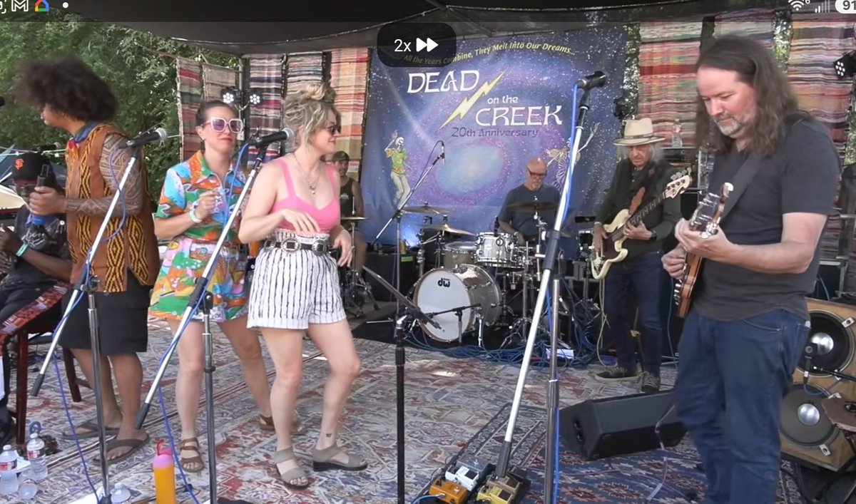 Moonalice's tweet photo. Three-Quarter Moonalice! Streaming live NOW from Dead On The Creek Festival! On the band's website, Facebook and YouTube!

Uncle John https://t.co/KvR21zxXV2