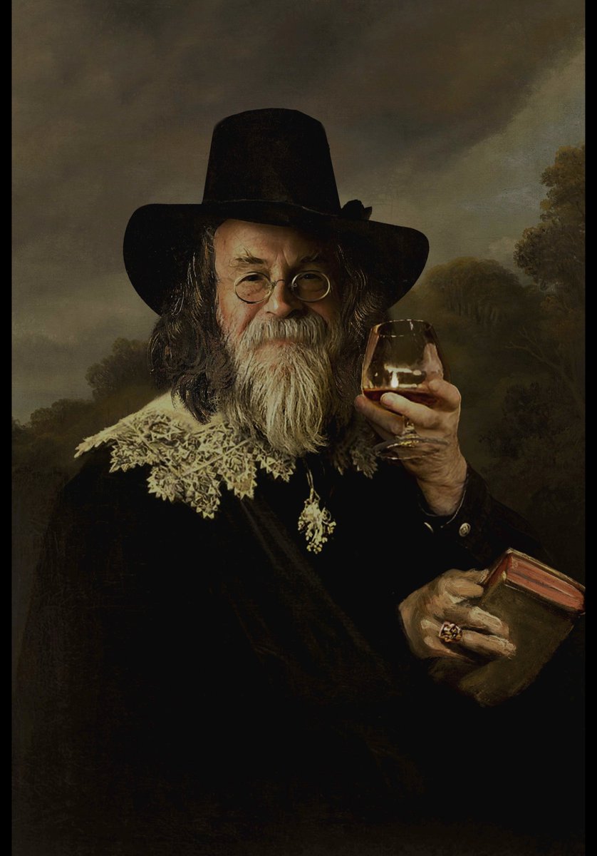 orenjiourson's tweet photo. ''Have a big dinner each year, more if necessary or if a celebration is required, and raise a brandy to my memory and to happy days.'' - Sir Terry Pratchett

#goodomens3 https://t.co/05Z4UanHB3
