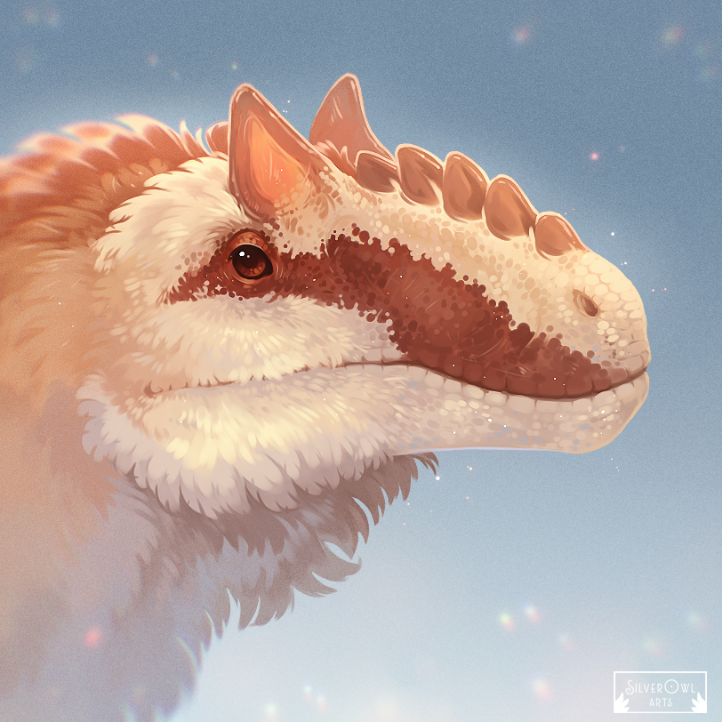 SilverOwl_Arts's tweet photo. Yutyrannus adopt icon reward! https://t.co/hgcBWKTkp4