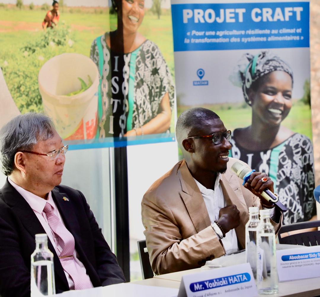 WFP_Senegal's tweet photo. #Happening_Now
Lancement du projet #CRAFT, "Pour une agriculture résiliente au climat et la transformation des systèmes alimentaires" ; un partenariat entre @WFP et le #Japon au profit de près de 1⃣0⃣0⃣0⃣ producteurs de la région de #Matam sur 0⃣5⃣ sites agricoles pour 0⃣3⃣ ans. https://t.co/LBf3GHW2hA
