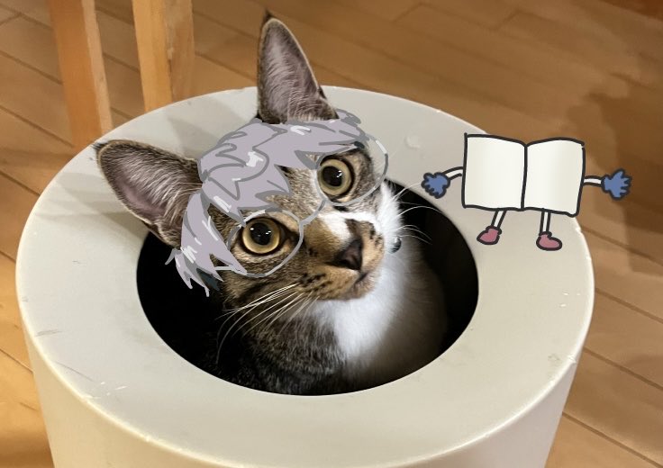 RK518k's tweet photo. #図解ヒトツバシ
猫に描くやつ https://t.co/KribtoxfxO