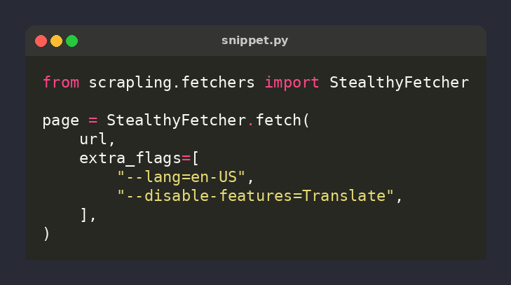 Scrapling_dev tweet picture