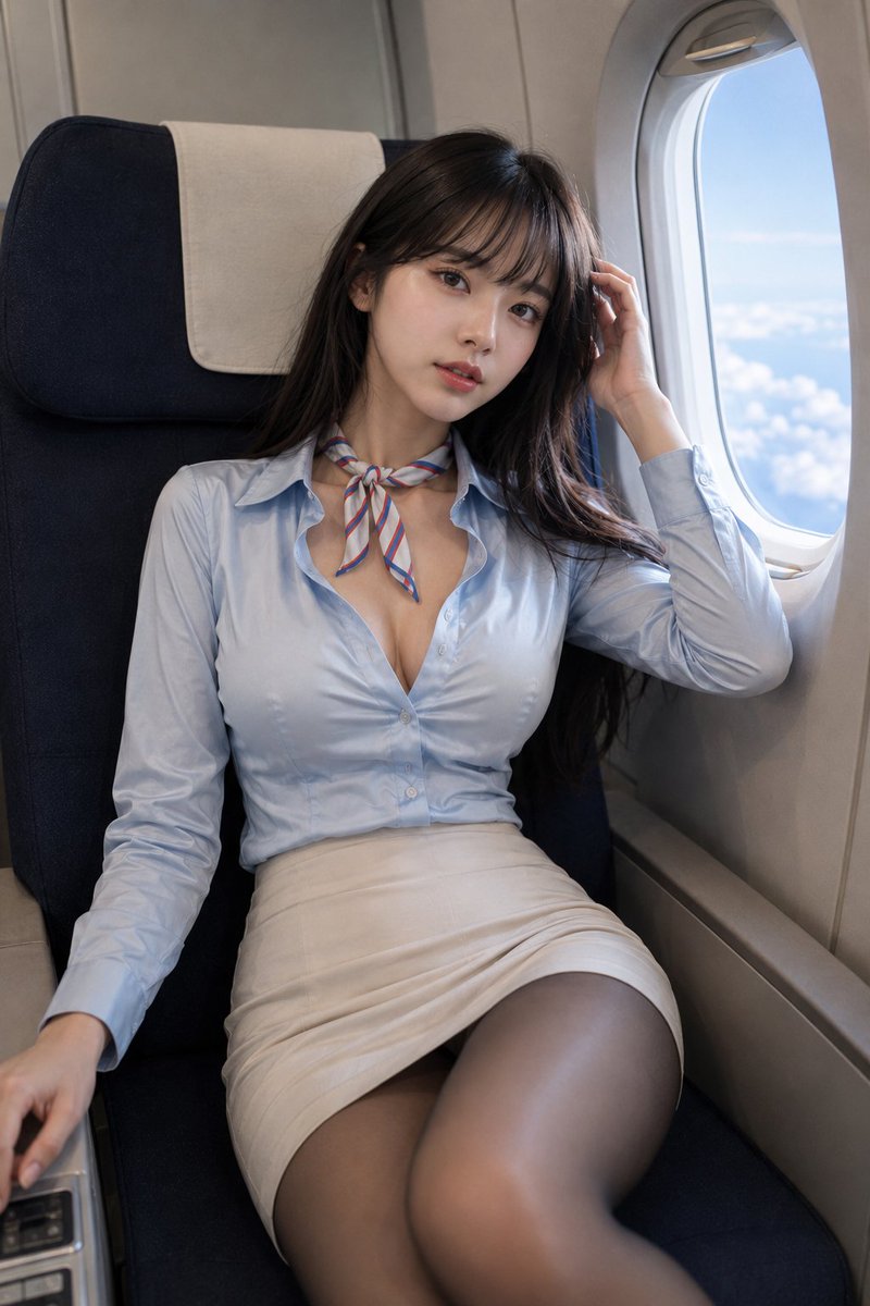AI_hyejeong's tweet photo. Flying is tiring.
#flight #stewardess #tiredness #emergencyexit #goodsleep https://t.co/3evDXsoyKa