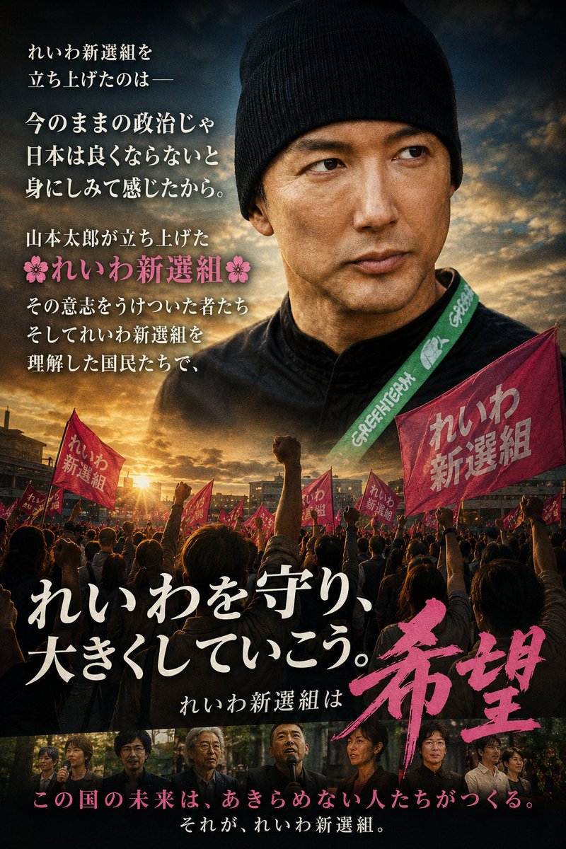 NaoZipfm's tweet photo. @reiwato_issyoni #れいわ新選組を大きくしよう https://t.co/BzrYDOeWkN