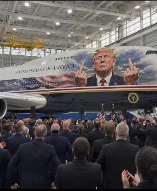 SaltyGoat17's tweet photo. Everyone cool with the new proposed paint job for Air Force 1?😎 https://t.co/V2Df92rOwQ